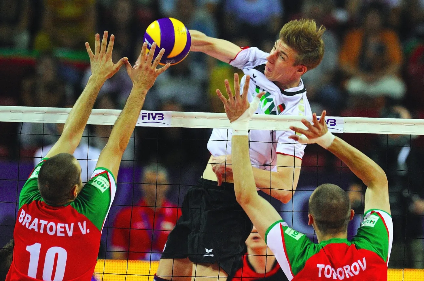 Mecz turnieju finałowego Ligi Światowej Bułgaria-Niemcy