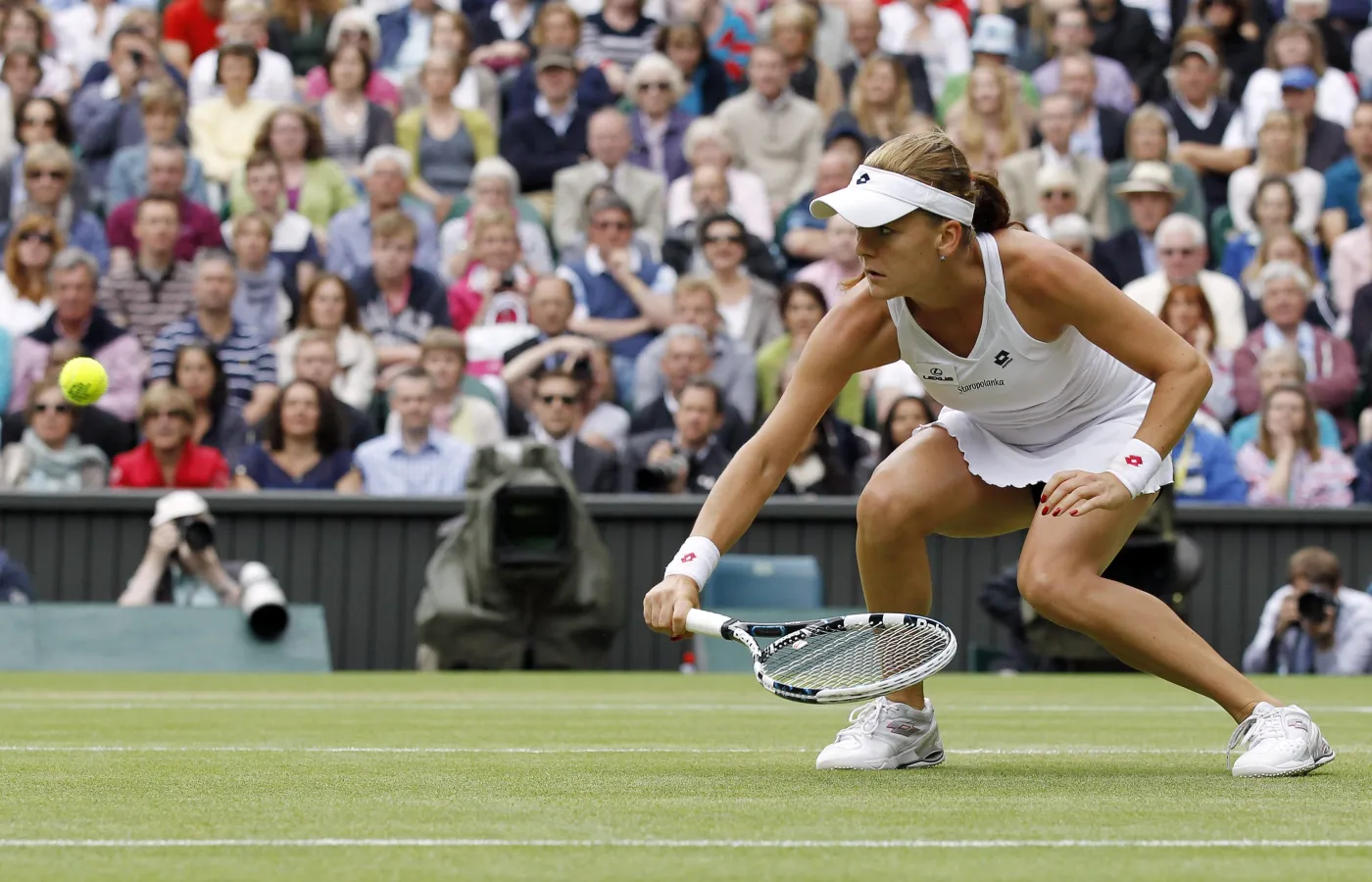 Agnieszka Radwańska na korcie