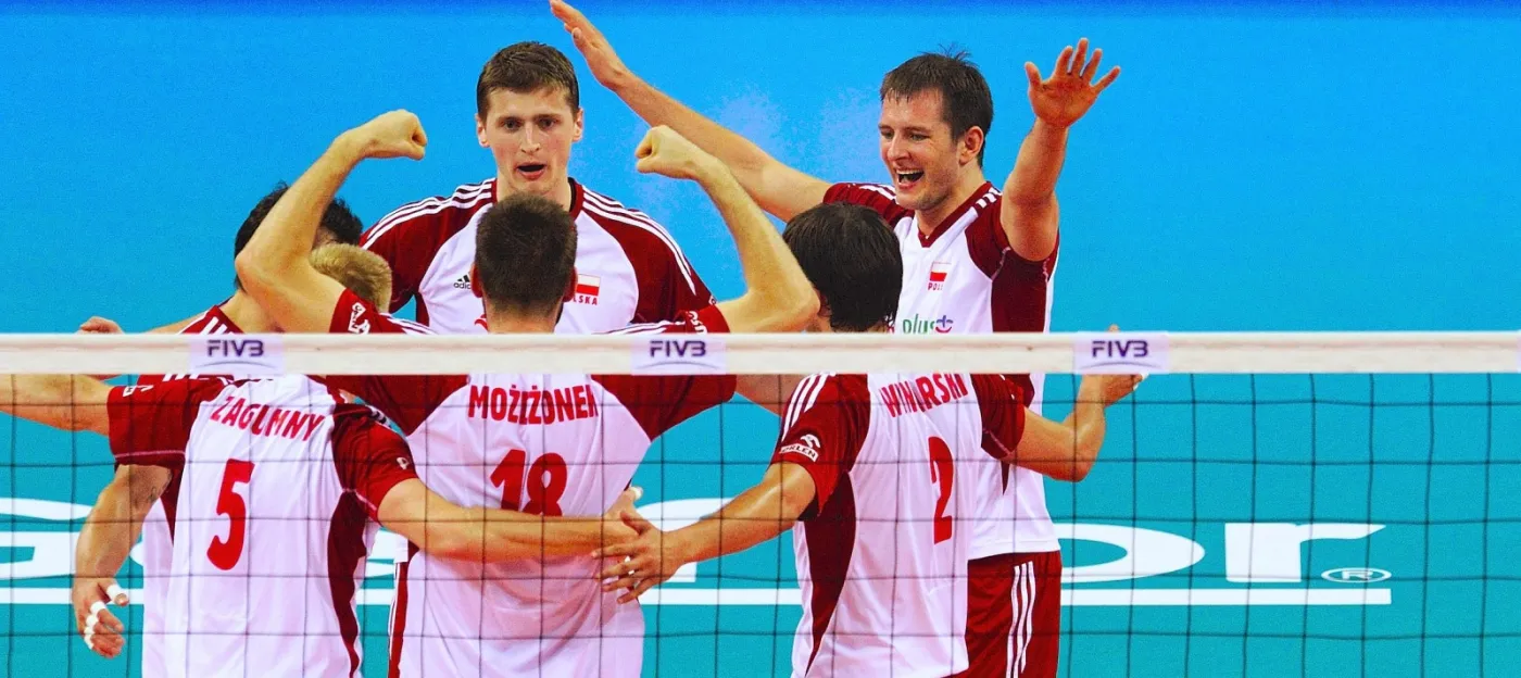 Polacy cieszą się po wygranym półfinale Ligi Światowej z Bułgarią 3:0