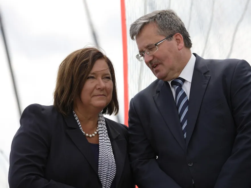 Anna i Bronisław Komorowscy