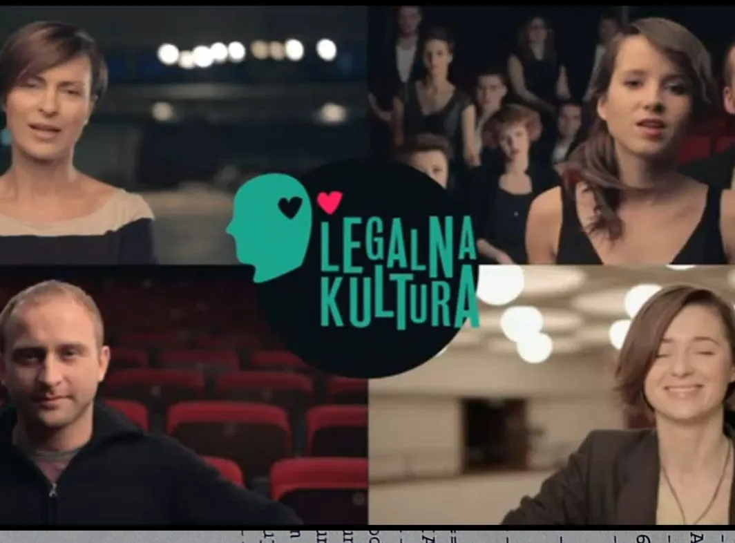 Kadr ze spotu Legalna Kultura