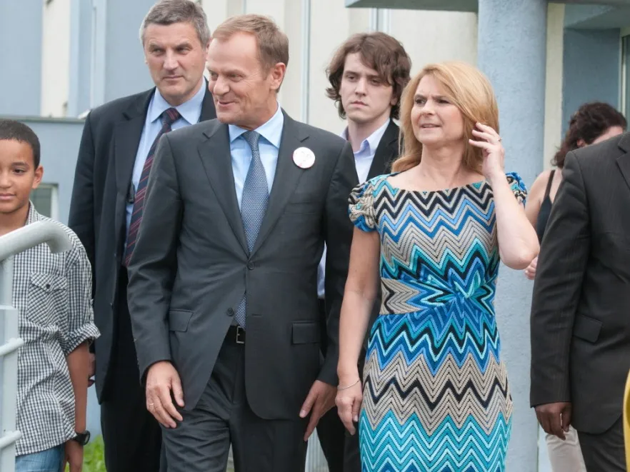 Małgorzata i Donald Tuskwowie