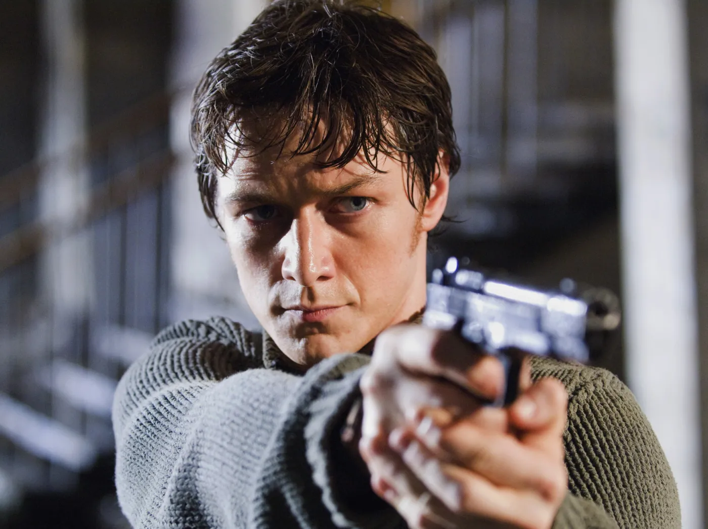 James McAvoy w filmie "Wanted - Ścigani"