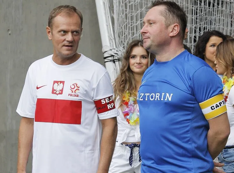Donald Tusk i Kamil Durczok