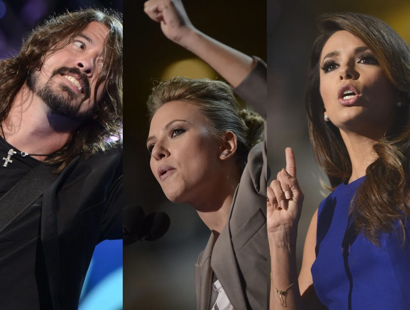 Piękne kobiety, znani muzycy. Gwiazdy poparły Obamę