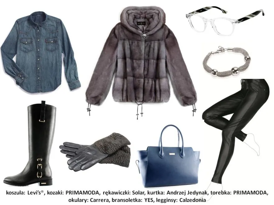 Modne stylizacje na zimę 2013