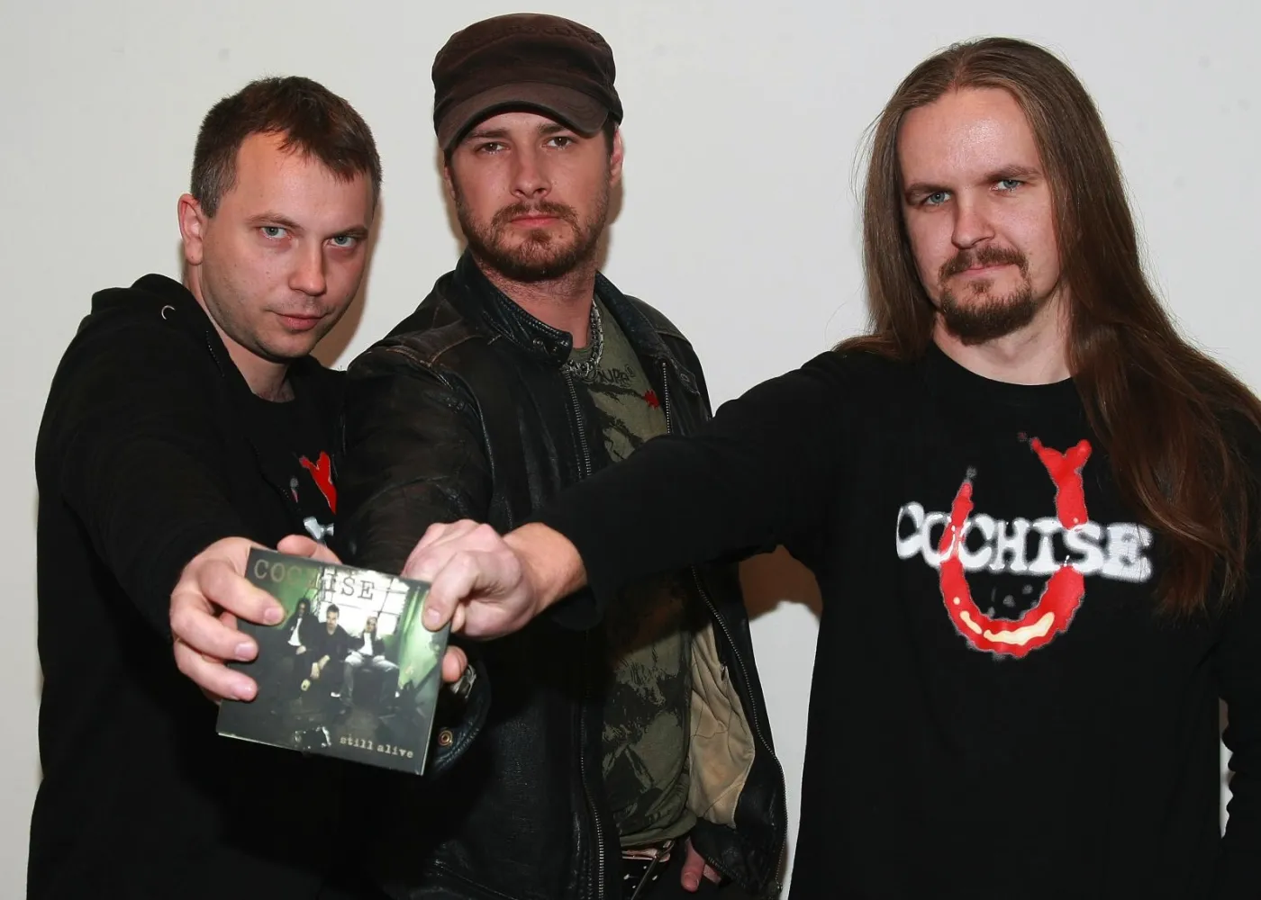 Paweł Małaszyński z zespołem Cochise