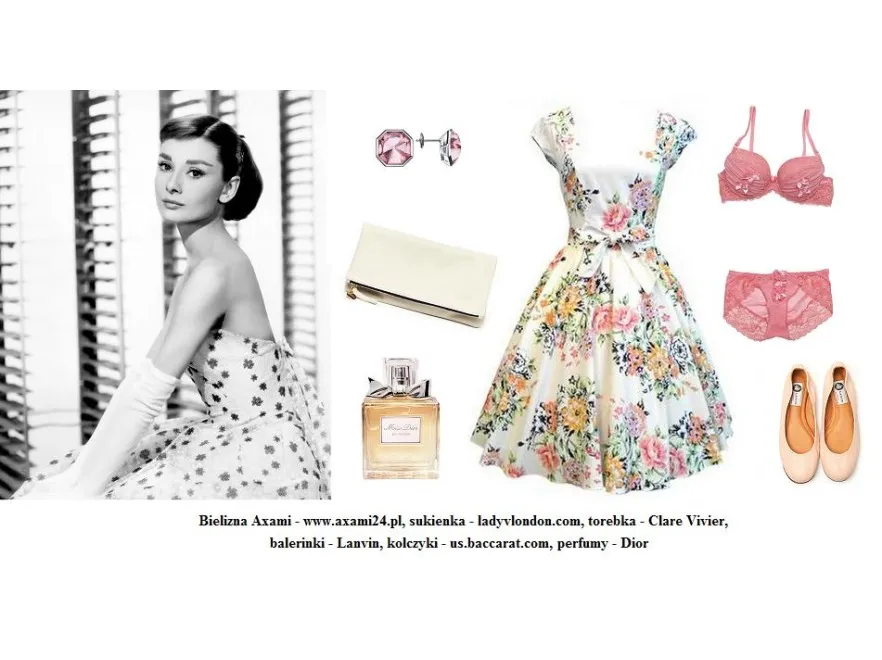 Walentynkowe stylizacje retro - Audrey Hepburn 