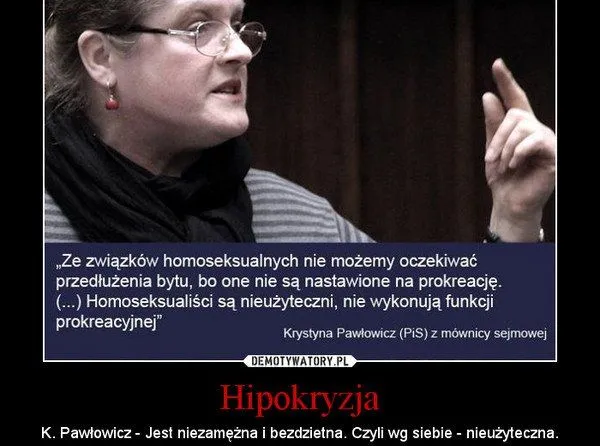 Krystyna Pawłowicz bohaterką memów / demotywatory.pl