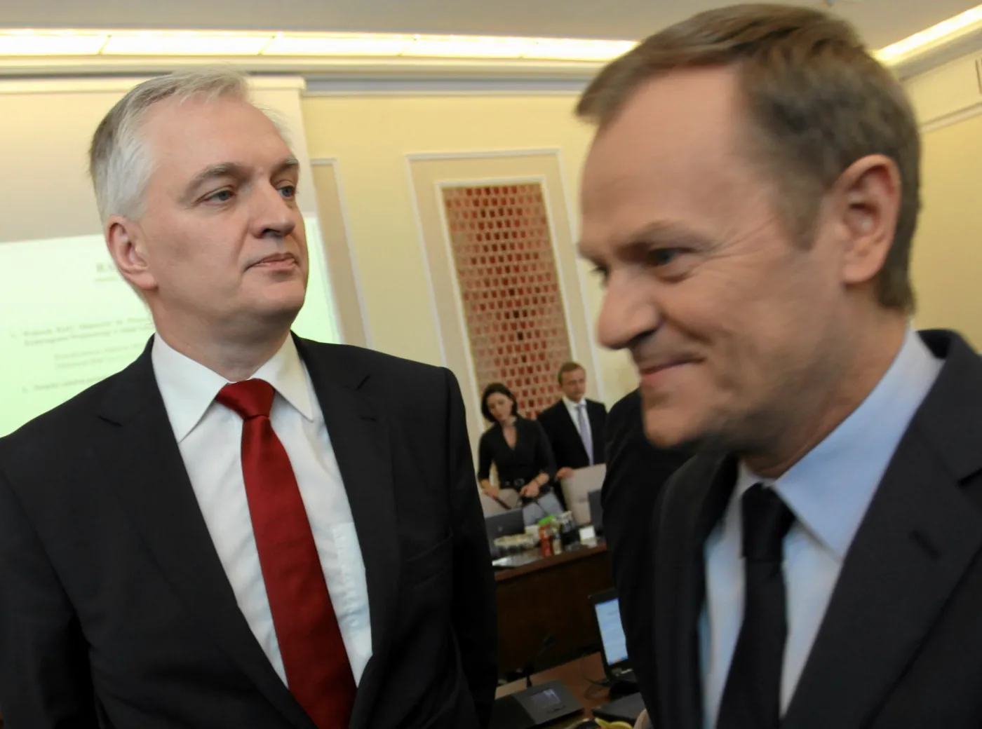 Donald Tusk i Jarosław Gowin