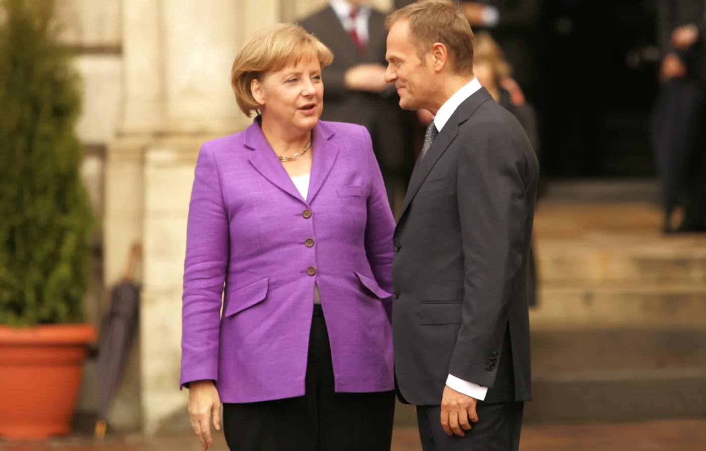 Angela Merkel i Donald Tusk
