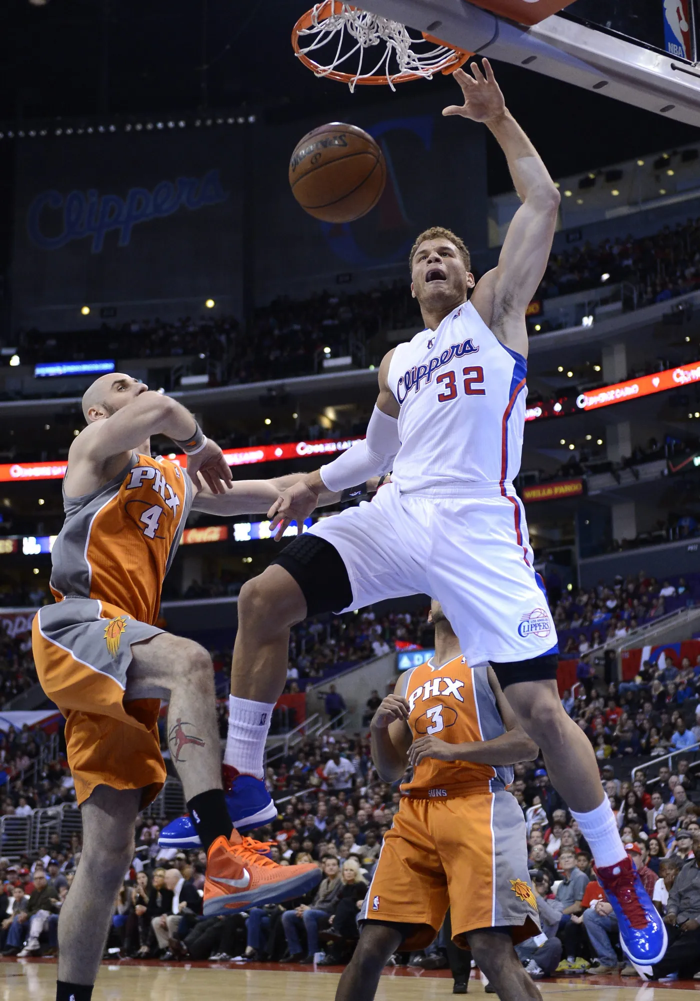 Blake Griffin i Marcin Gortat