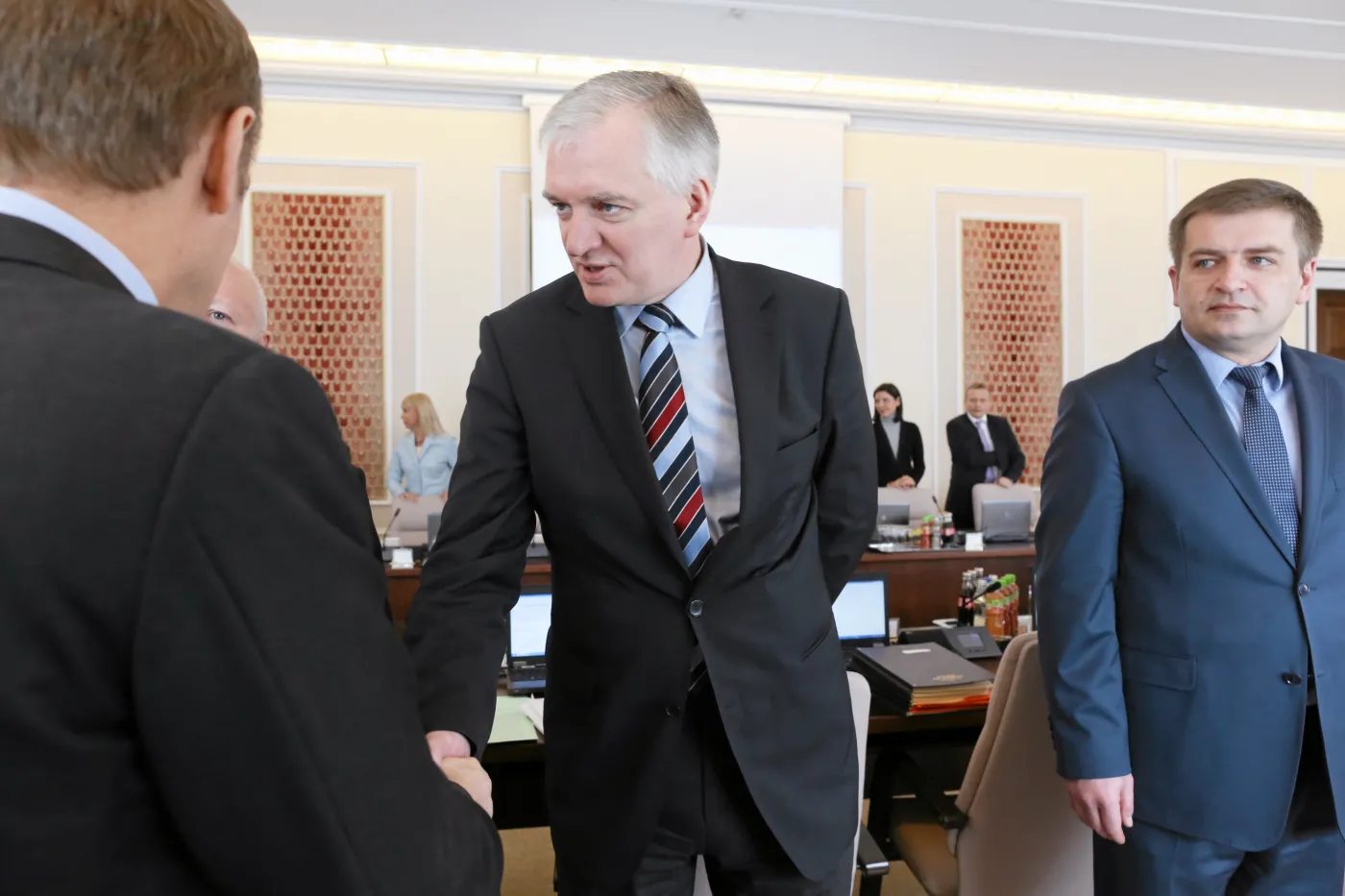 Jarosław Gowin na posiedzeniu Rady Ministrów