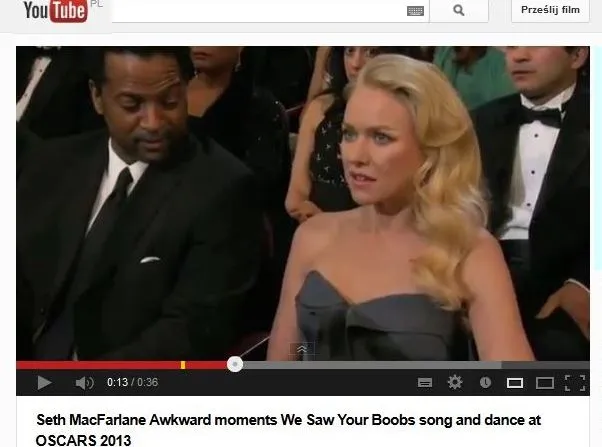 Naomi Watts na oscarowej gali