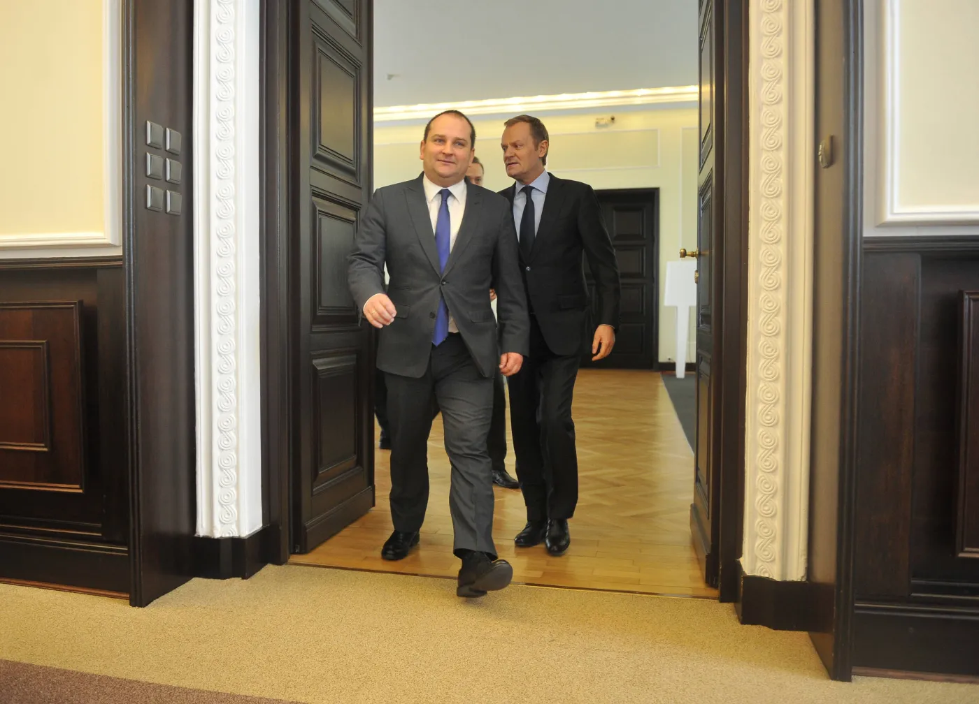 Tomasz Arabski i Donald Tusk