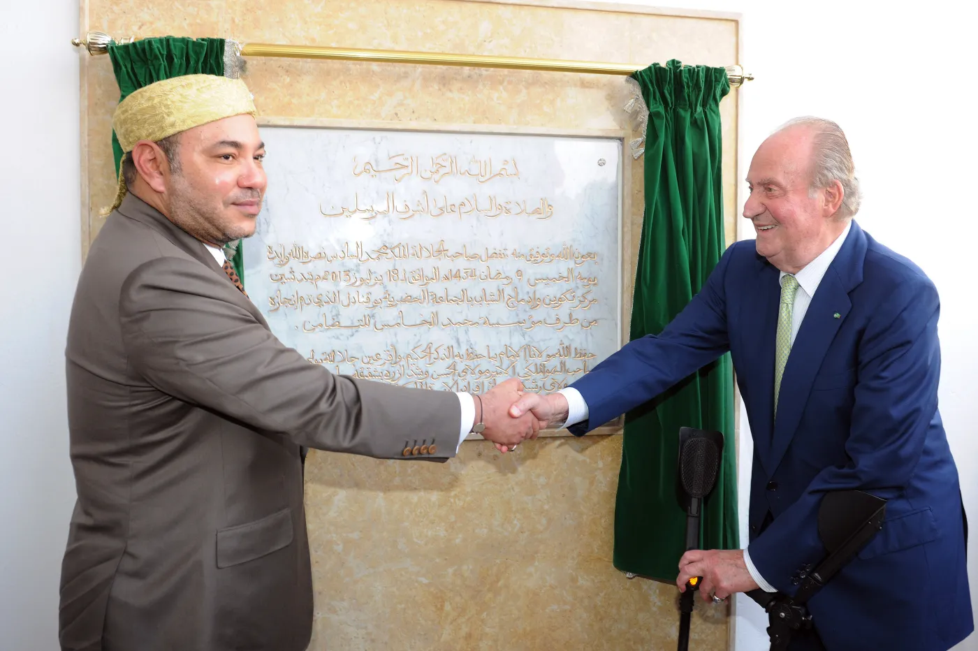 Król Mohammed VI i król Juan Carlos