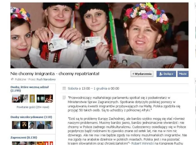 Nowa akcja narodowców. "Nie chcemy imigranta - chcemy repatrianta!"