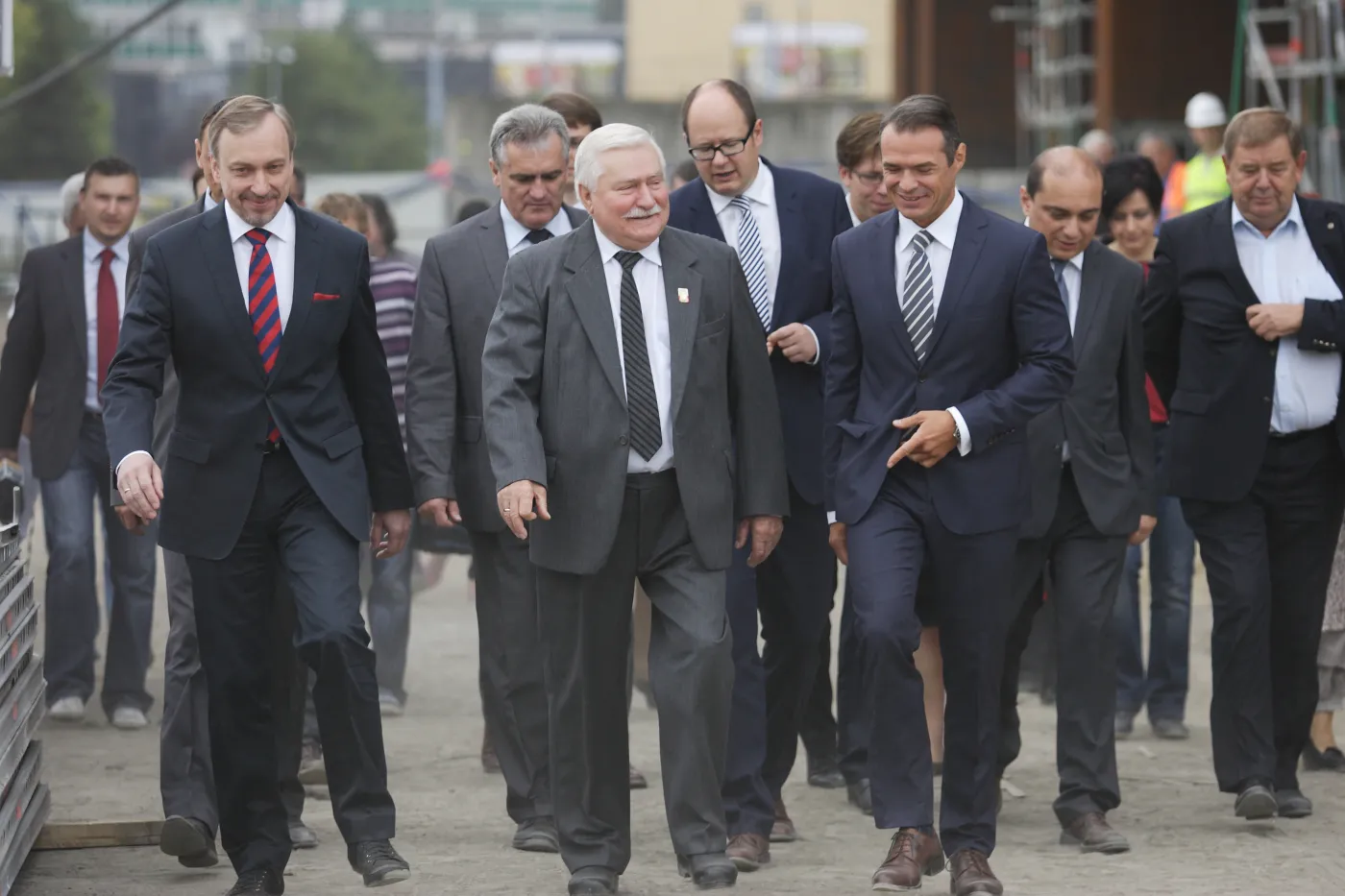 Lech Wałęsa w czsie obchodów rocznicy podpisania porozumień sierpniowych