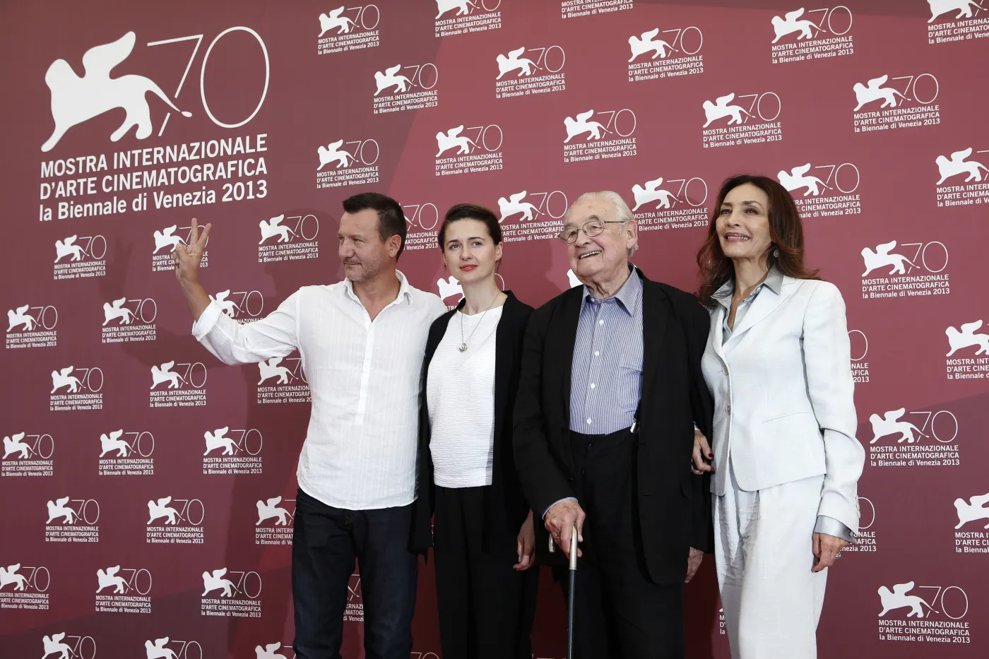 Robert Więckiewicz, Agnieszka Grochowska, Andrzej Wajda, Maria Rosaria Omaggio