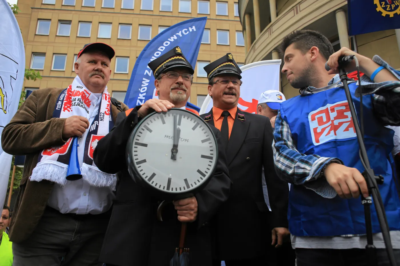 Związkowcy zaczynają protesty w stolicy