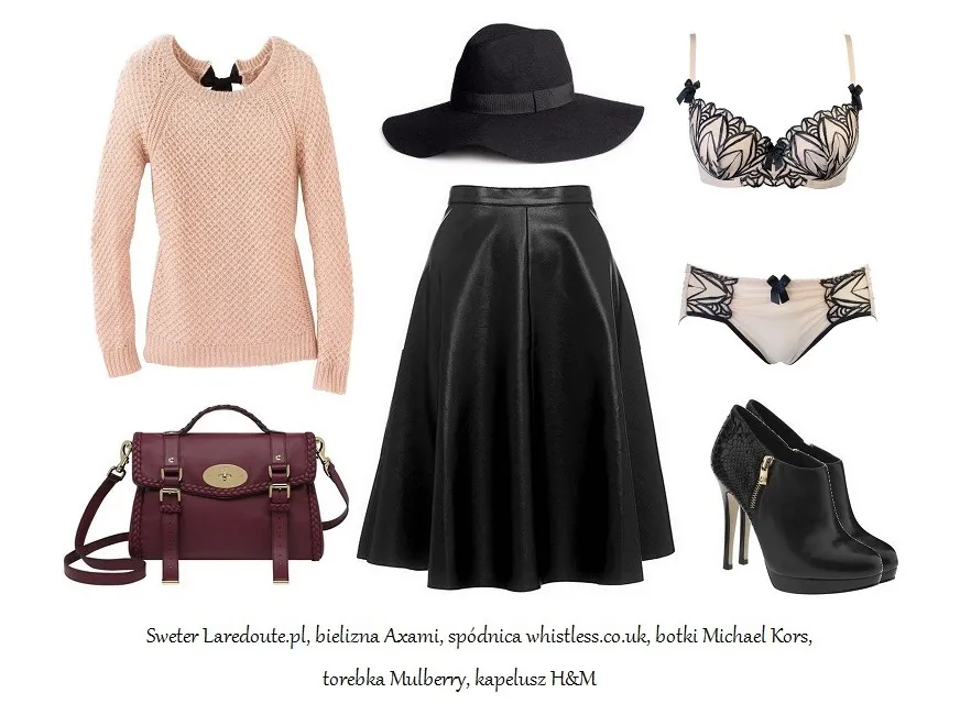 Jak nosić skórzaną spódnicę jesienią 2013?