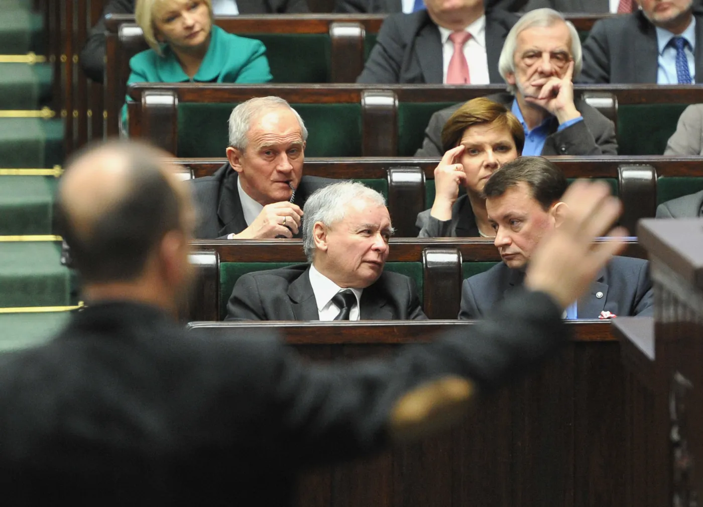 Jarosław Kaczyński w Sejmie
