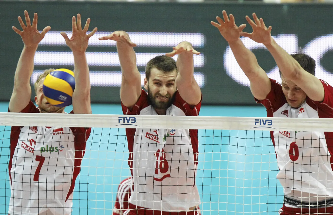 Jakub Jarosz, Marcin Możdżonek i Bartosz Kurek