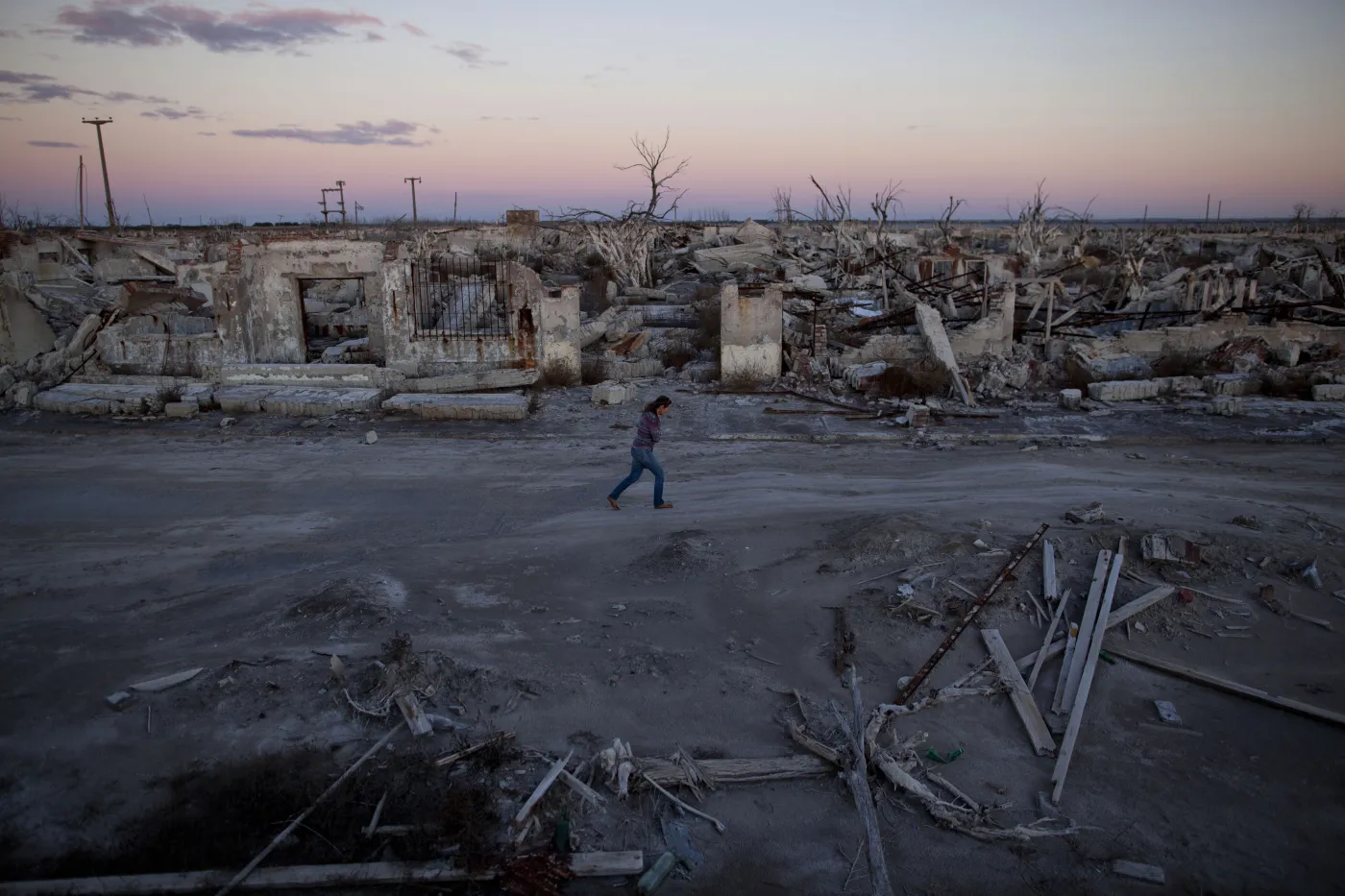 Epecuen, Argentyna - zatopione miasto
