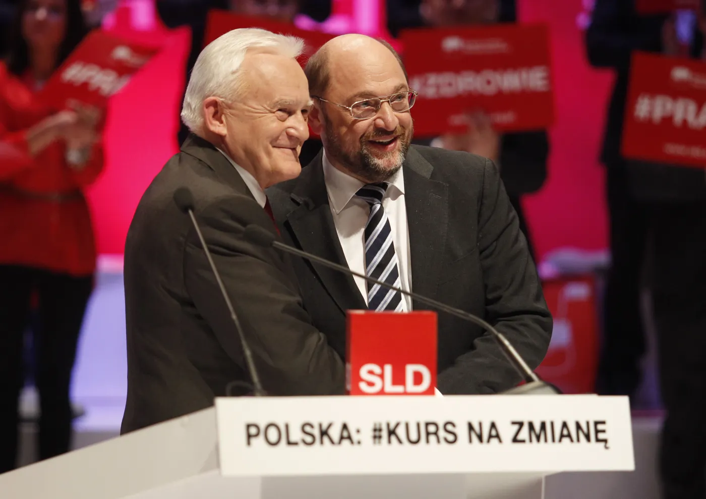 Leszek Miller i Martin Schulz
