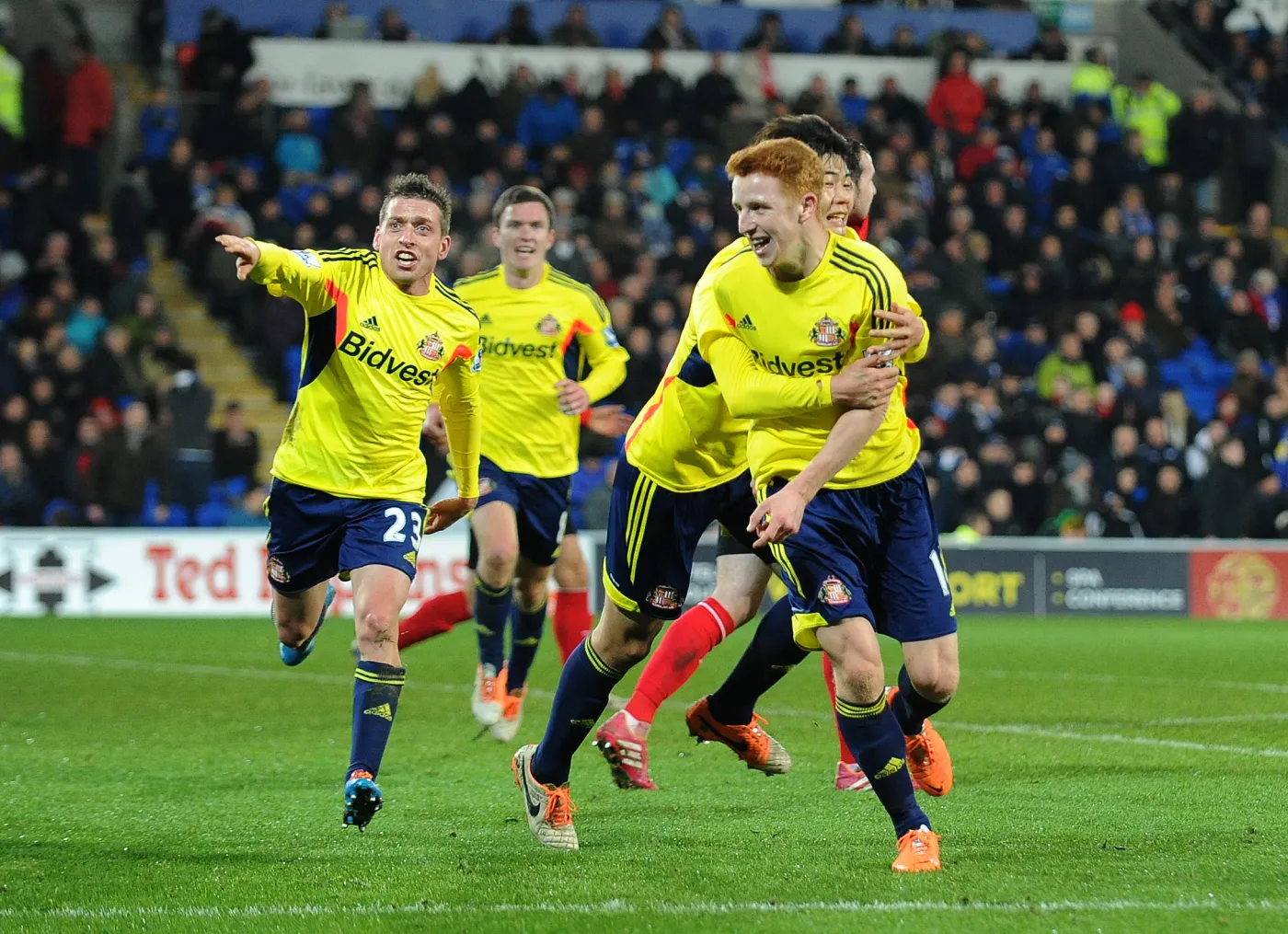 Radość piłkarzy Sunderlandu