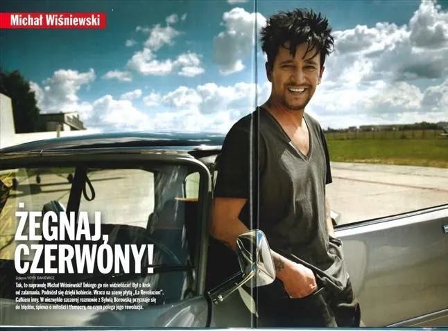 Drastyczna zmiana wizerunku. Wiśniewski skończył z czerwienią