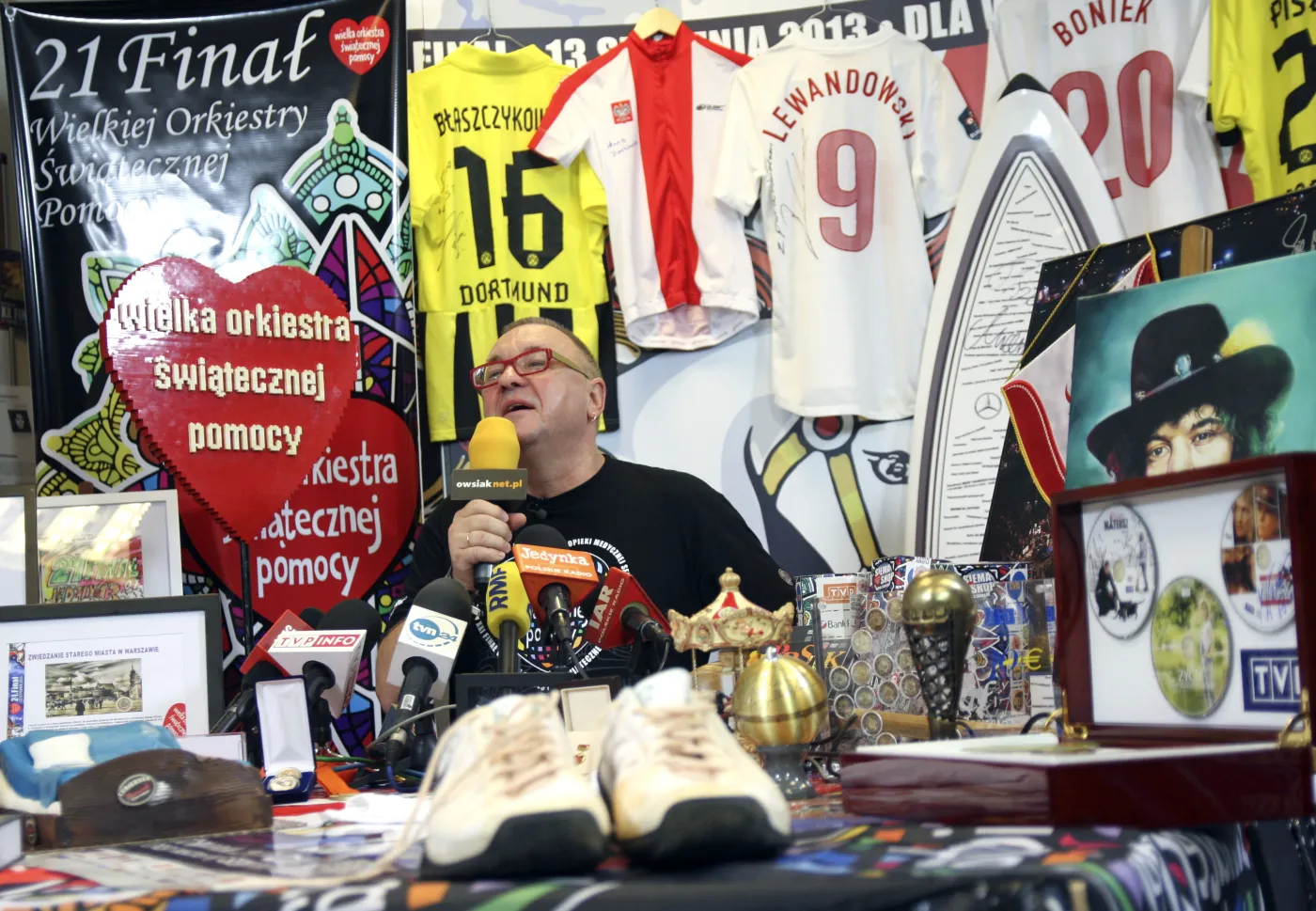 Jurek Owsiak na aukcji WOŚP