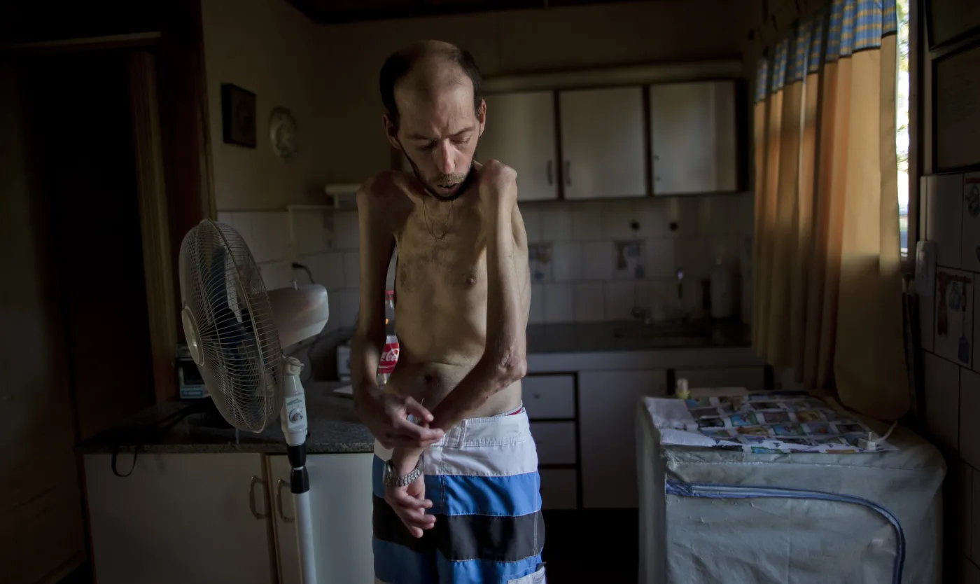 Fabian Tomasi, pracownik farmy w Argentynie