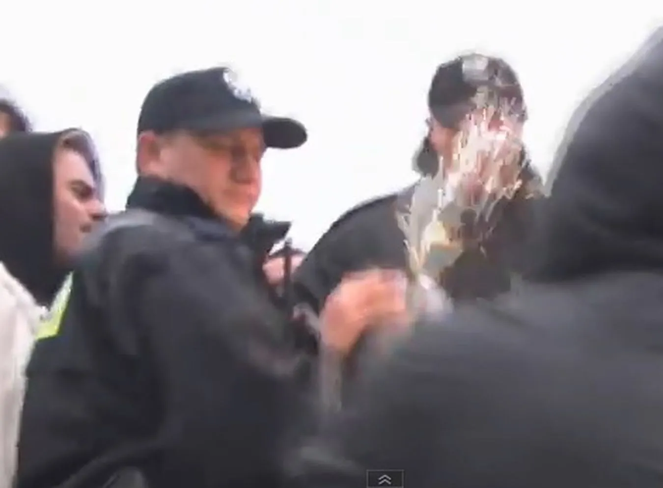 Interwencja policji na meczu