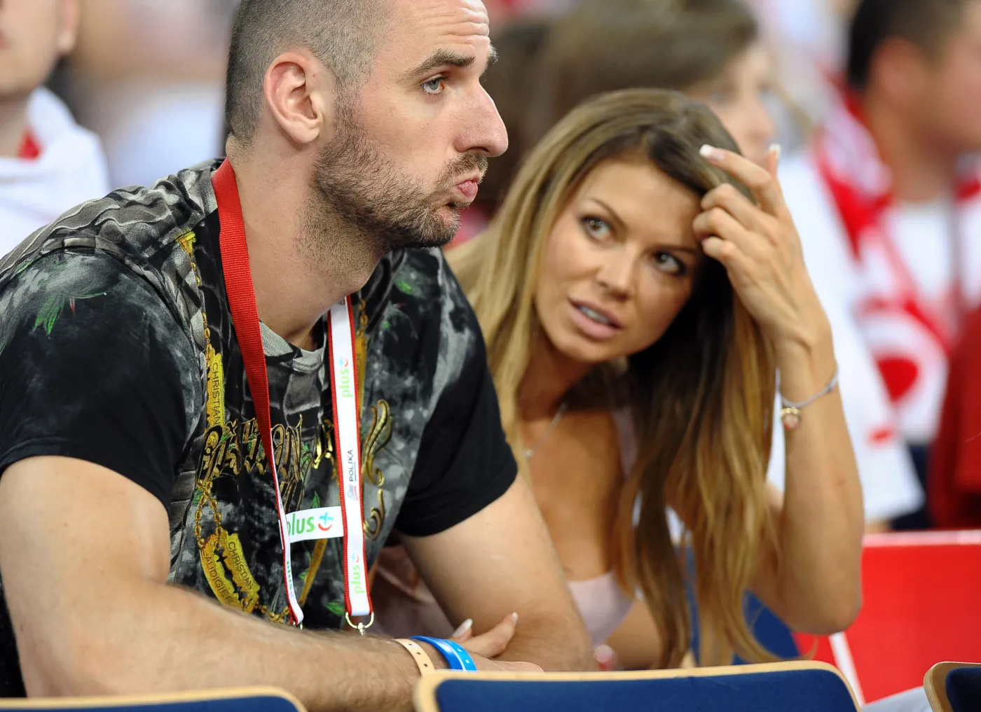 Marcin Gortat i Anna Kociuga