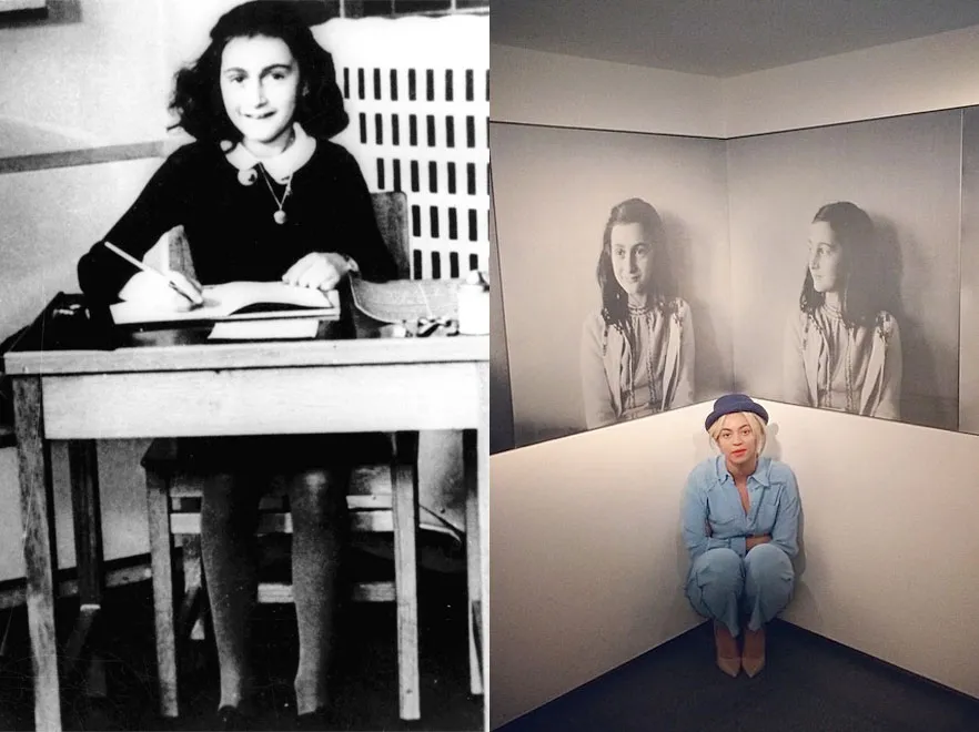 Beyoncé w muzeum Anny Frank w Amsterdamie