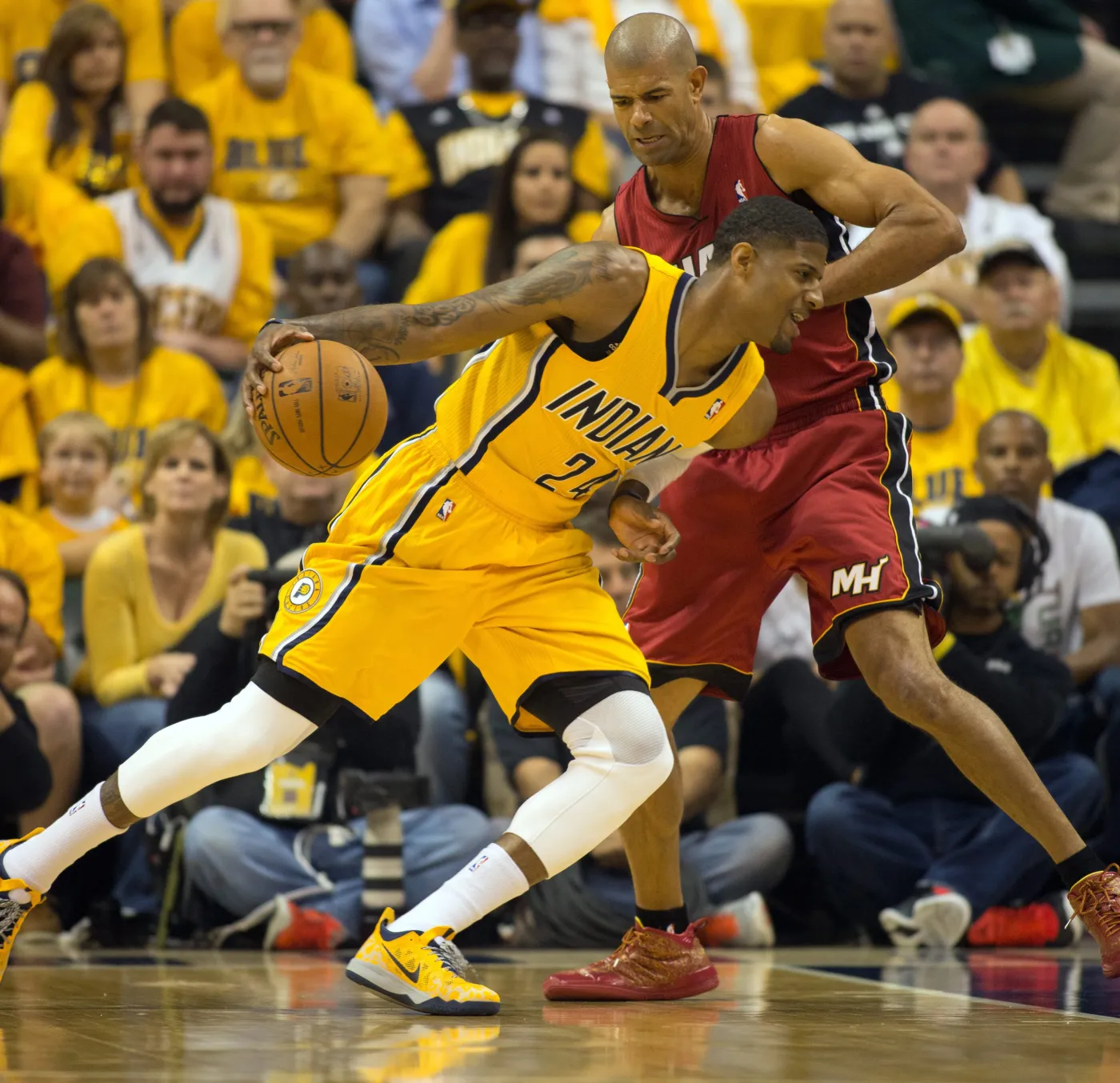 Paul George i Shane Battier