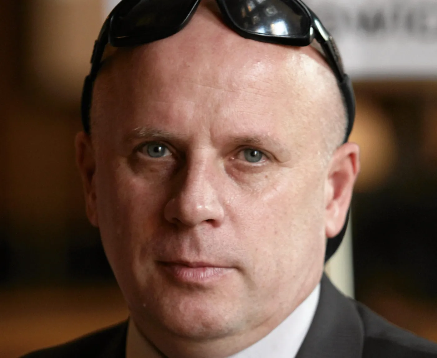 Pułkownik Jaroslaw Kaczyński na konwencji wyborczej Andrzeja Zybertowicza