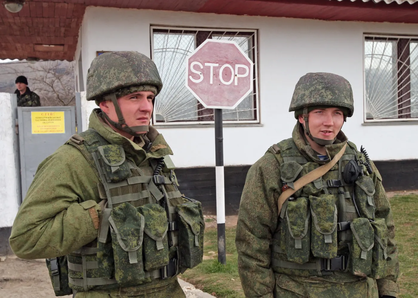 Wojskowa baza w Symferopolu