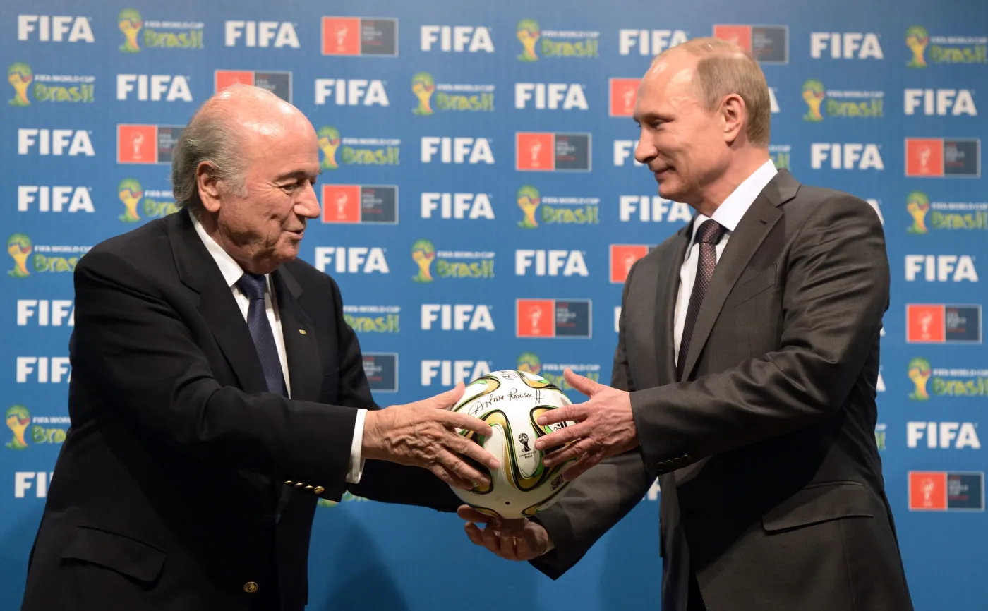 Władimir Putin i Sepp Blatter