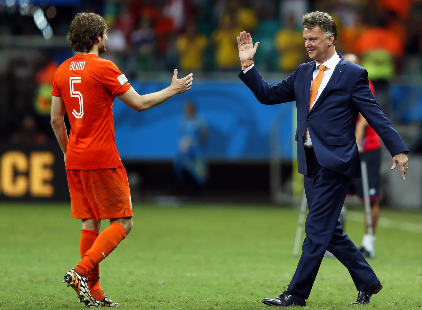 Daley Blind i Luis Van Gaal