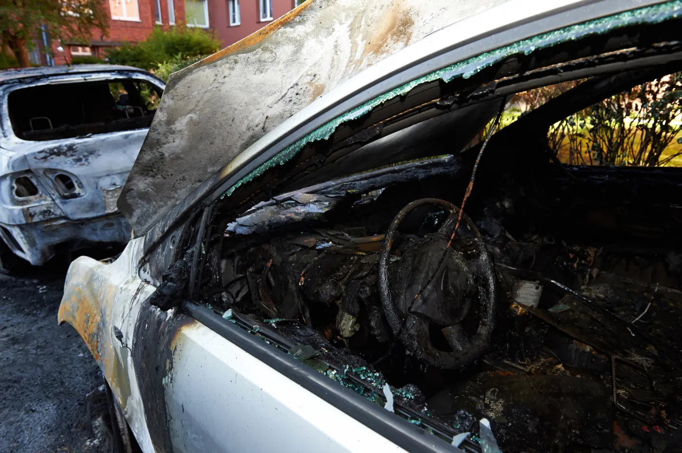 Spalone samochody w Gdańsku