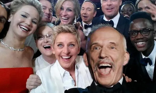 Mem z Januszem Korwin-Mikkem