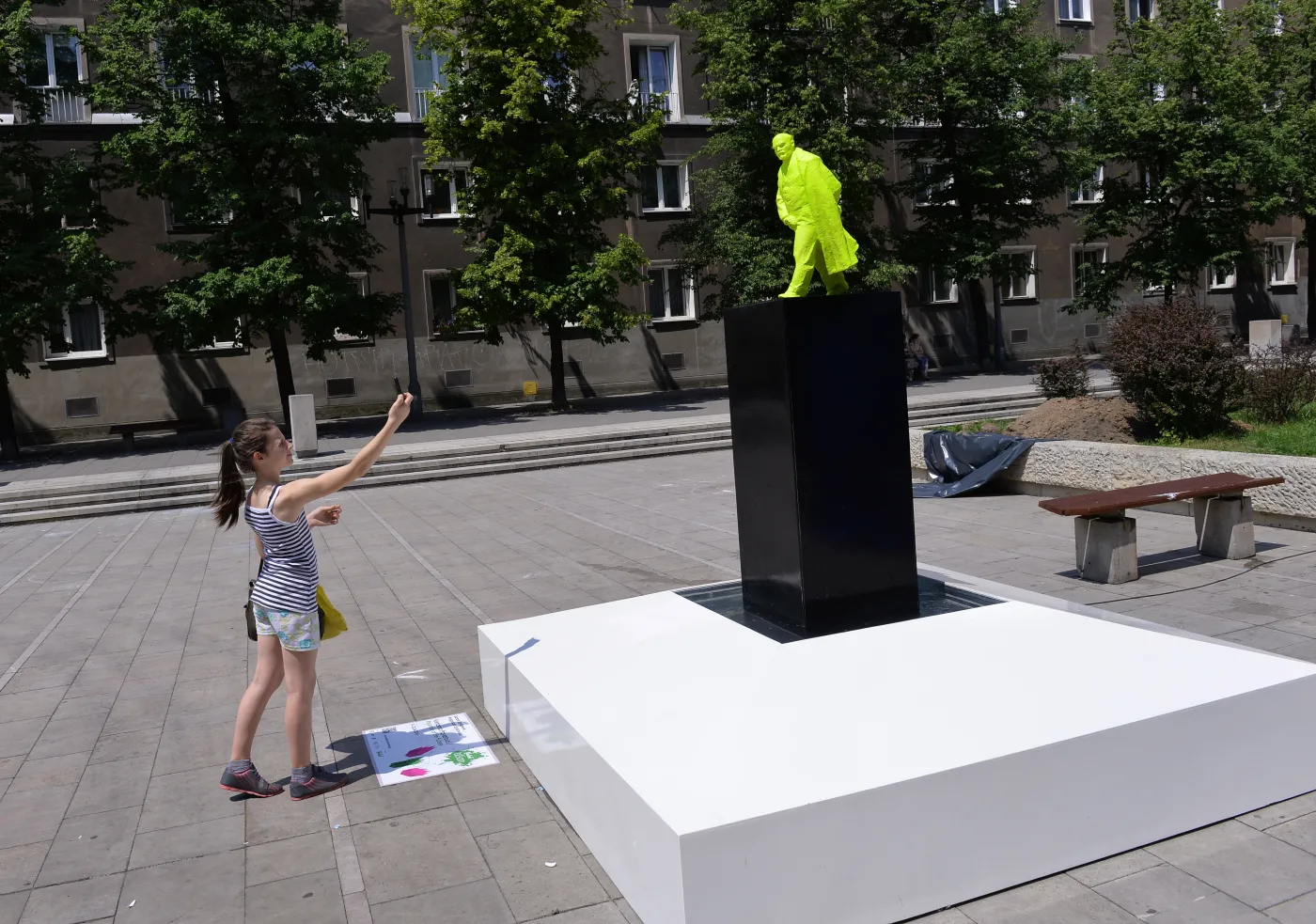 Pomnik Lenina w Nowej Hucie