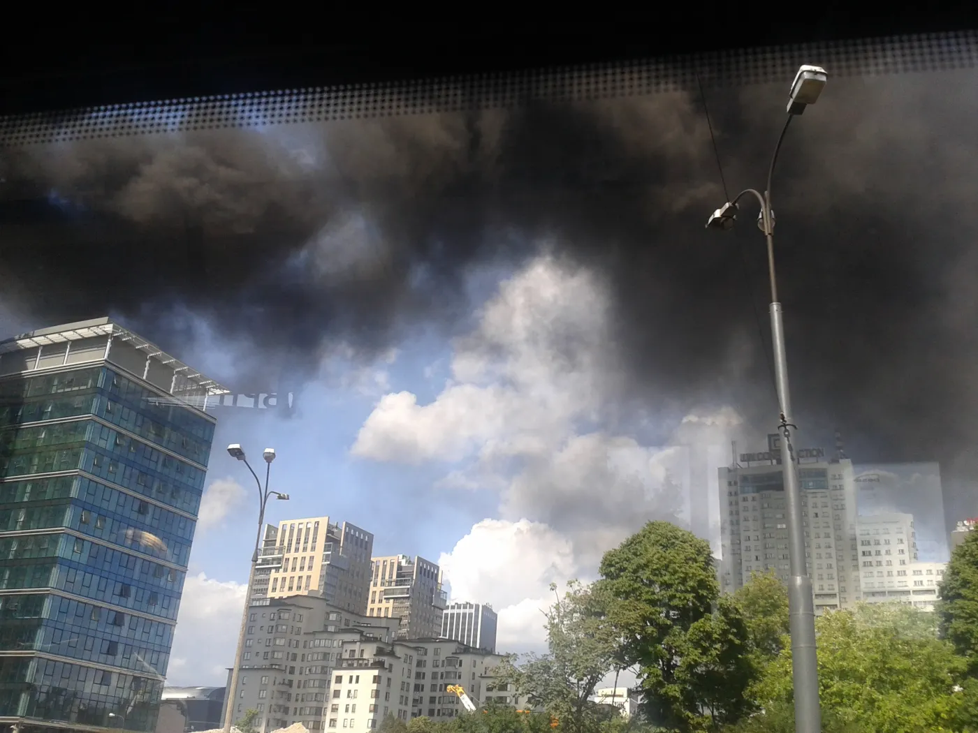 Pożar na budowie Warsaw Spire. To najwyższy biurowiec w Polsce