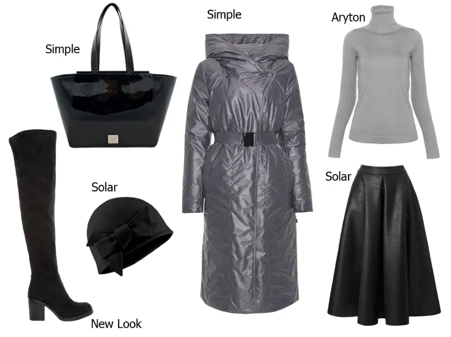 STYLIZACJE z puchową kurtką - zima 2014