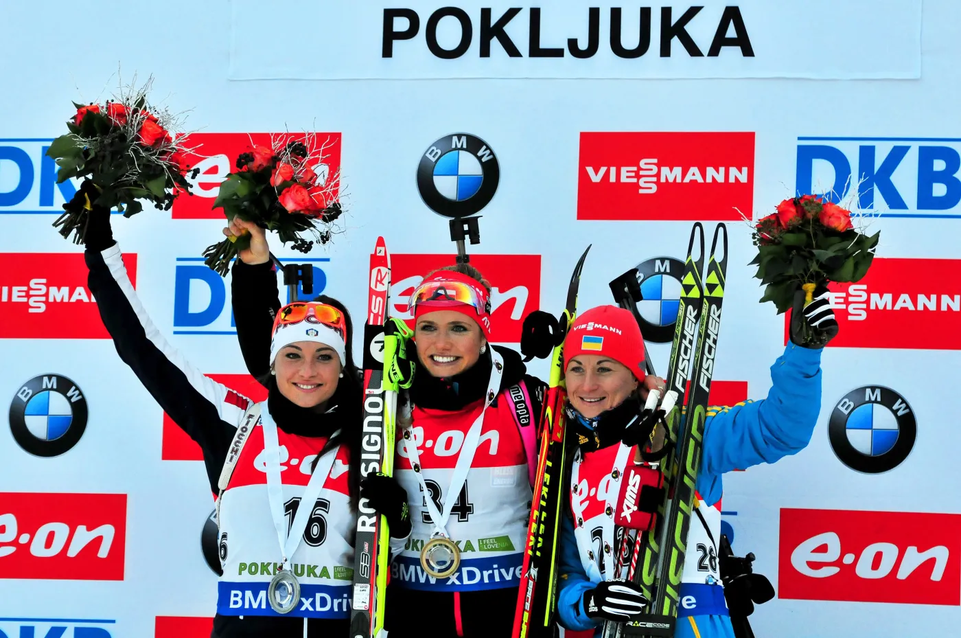 Gabriela Soukalova (w środku)