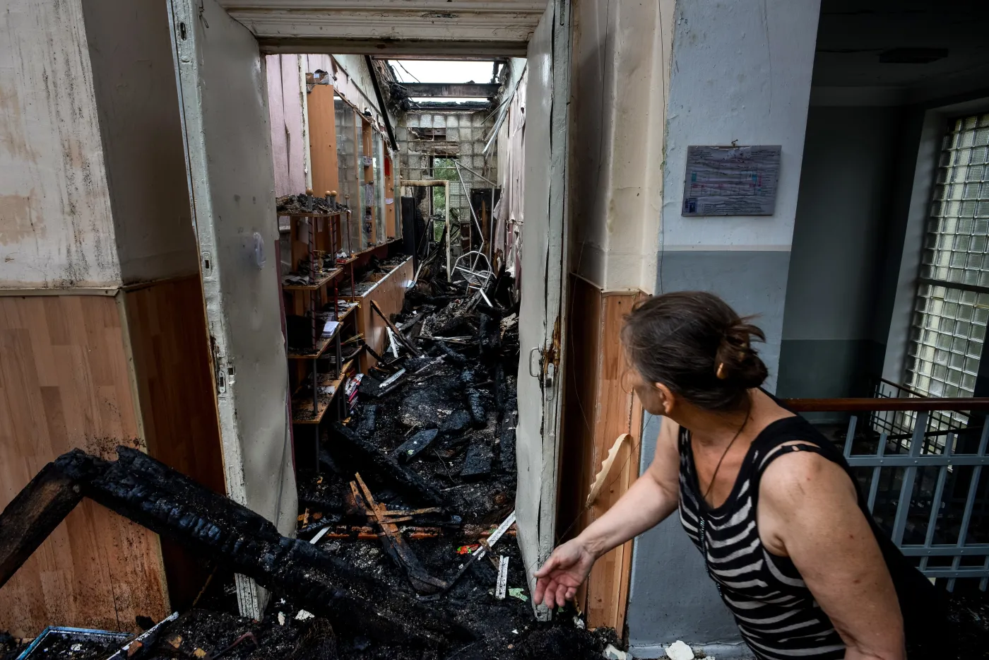 Donieck Ukraina wojna miasto