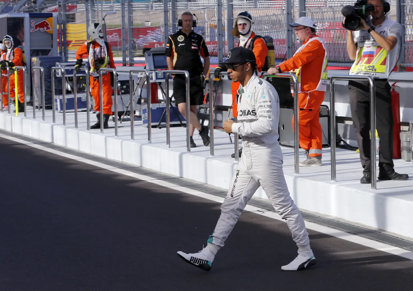 Kierowcy Formuły 1 trenują na torze w Soczi