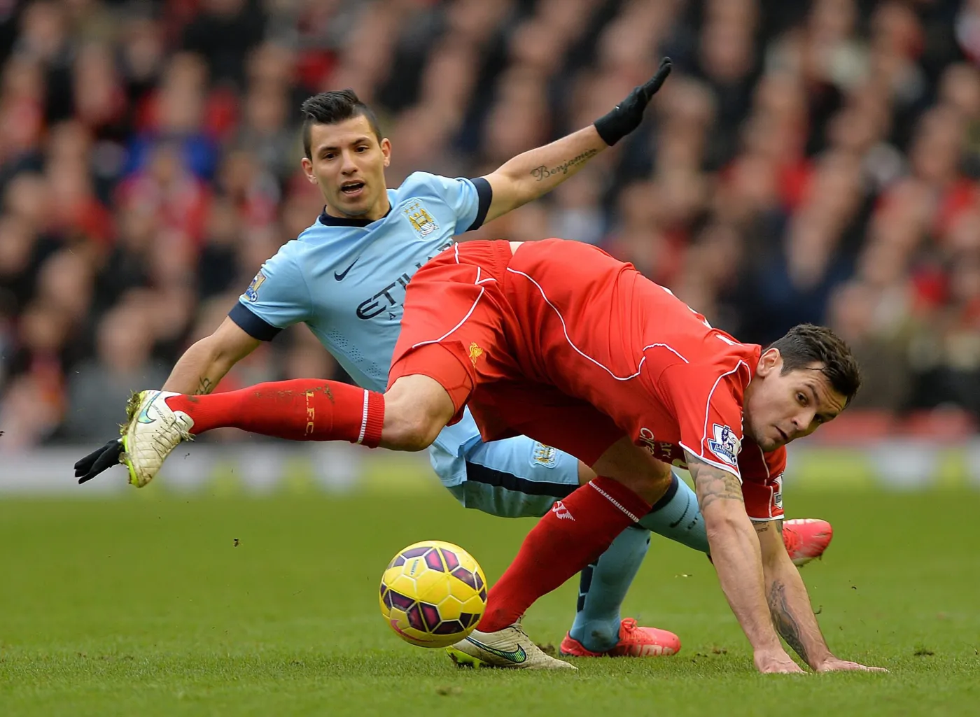Sergio Aguero i Dejan Lovren